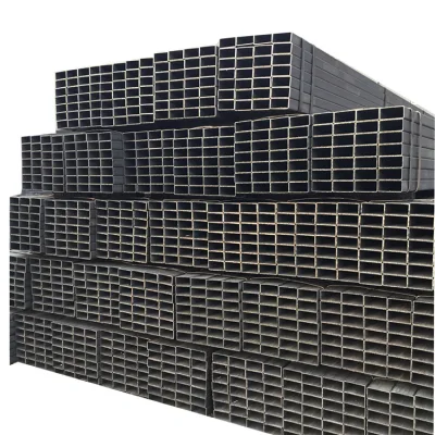 La norma ASTM A500 T235 S235JR S355JR / laminados en frío laminados en caliente templado negro REG soldar tubos de acero de la plaza de cuerpos huecos