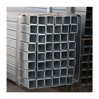 Tubos Venta en caliente Custom Q195 Q235 Galvanized Square Steel Gi Tubo redondo ERW negro Carbon Steel Hollow Sección 5 Toneladas ISO9001