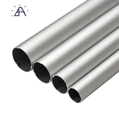 Rectangular de aluminio anodizado que tubo de aluminio perforado mayorista