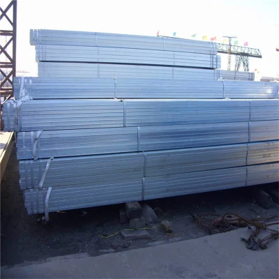 C250 Sección hueca rectangular, en caliente, inmersión, 76X38, cuadrada de acero galvanizado Tubo