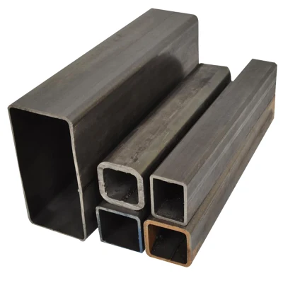 100X100 Square Iron Steel Tube Proveedor ERW SHS MS Square Sección hueca para material de construcción