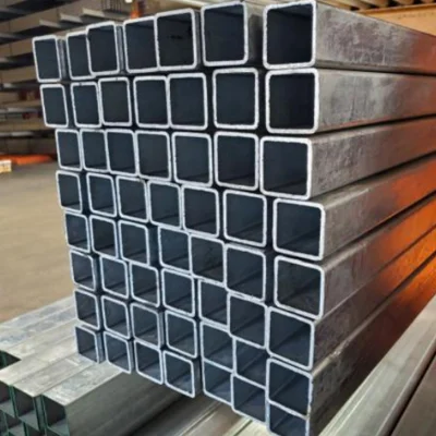  Cincados, tubos de pintura negra de tubos de acero estructural de tubo de acero galvanizado de tubos de acero galvanizado en caliente