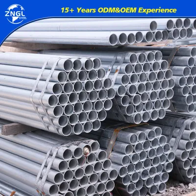  Laminado en frío en caliente personalizado estructural sin costuras tubo de acero/soldado A53 A106 Pre Square/Round Galvanized Black Steel Pipe for Construction