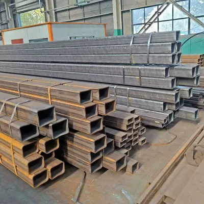 Tubo cuadrado de carbono sin costuras de alta calidad ASTM A36 180*180*10 rectangular Tubería de acero 150*250*10