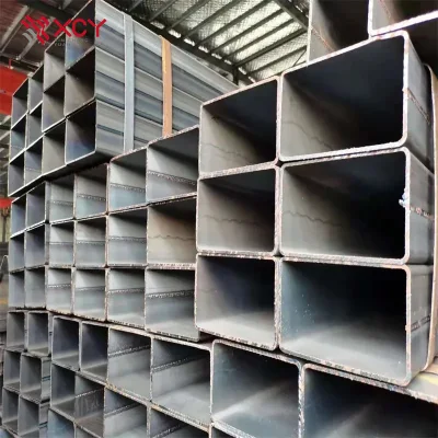 Carbón suave bajo carbono cuadrado galvanizado estructural ERW rectangular Acero Tubería 25*50 tubería de hierro de sección hueca previa
