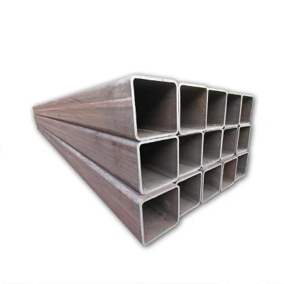  Buen precio negro tubo soldado REG Tubo de acero rectangulares de cuerpos huecos cuadrados