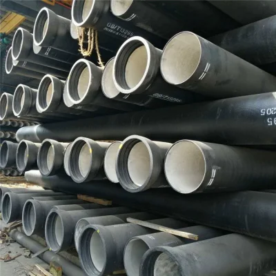  Tubería de hierro fundido nodular Fabricante agua y aguas residuales C25 Tubo de hierro dúctil fresado con bolas
