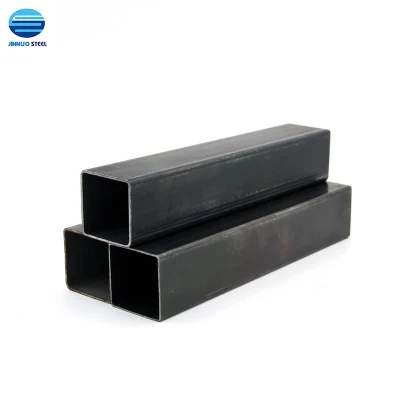  La norma ASTM A500 Tubo de acero de hierro negro tubo cuadrado de acero rectangulares de cuerpos huecos