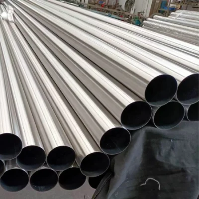 ASTM A240 tubo de metal cuadrado redondo SS 201 304 304L 316L 321 309S 310S 410 420 430 laminado en caliente sin costuras Tubo de acero inoxidable soldado