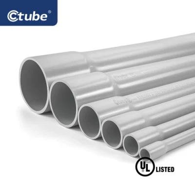  Resistente al UV UL Programa de 3 pulgadas 40 Tubo de PVC