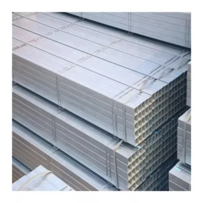 Perfil de acero ASTM Ms tubo cuadrado cuadrado galvanizado Tuberectangular rectangular de tubo de hierro galvanizado para la construcción