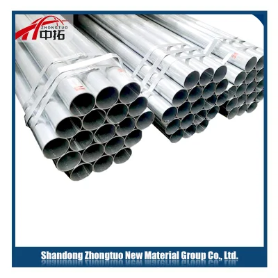  Una buena calidad Venta caliente de hierro galvanizado en caliente de tubo redondo de acero galvanizado/Ronda/Tubo tubo cuadrado de China
