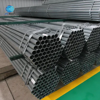 El mejor venta P235/2 Pulgadas/BS1387/REG/galvanizó/ASTM/Ronda/hilo/Ranurado/pintado/tubo de acero galvanizado Pre