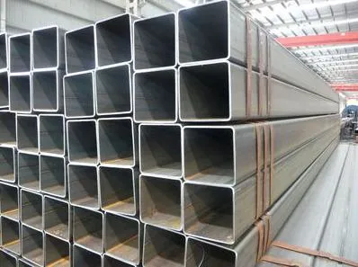 Estructurales de construcción de tubo de acero cuadrado de tubo de hierro galvanizado