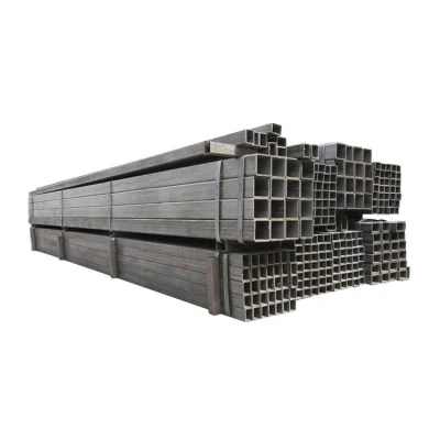  La norma ASTM A53 SS400 S275JR ST37 cruce caliente fábrica de acero galvanizado hueco del tubo de hierro horario de 4 pulgadas 40 Tubo cuadrado de 3X4 50X75 Tubo cuadrado de acero galvanizado de acero al carbono