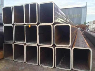 Estructurales de construcción de tubo de acero cuadrado de tubo de hierro galvanizado