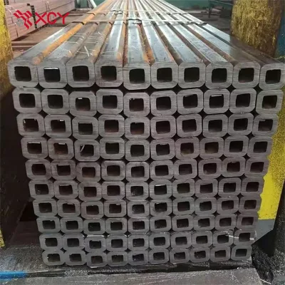 Carbón suave bajo carbono cuadrado galvanizado estructural ERW rectangular Acero Tubería 25*50 tubería de hierro de sección hueca previa