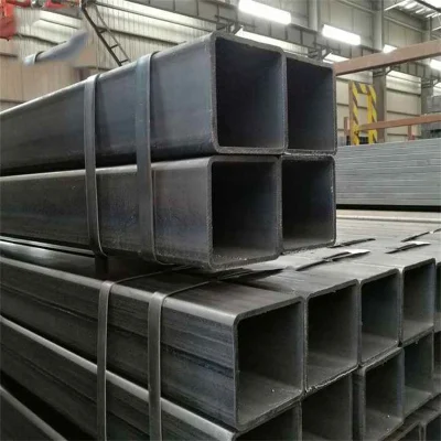  Q345 SMLs/ERW soldado/sin costuras tubo de acero al carbono suave Black Square/rectangular Hollow Sección tubería/tubo
