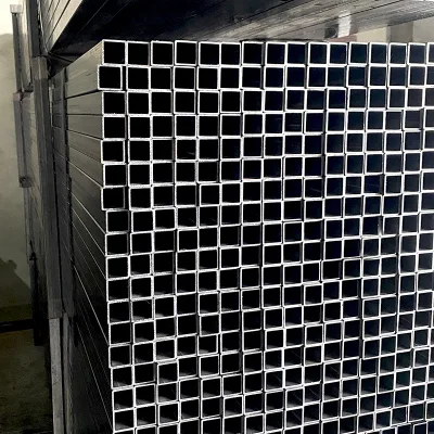  Material de construcción Telescoping tubo cuadrado/rectangular de acero galvanizado perforado
