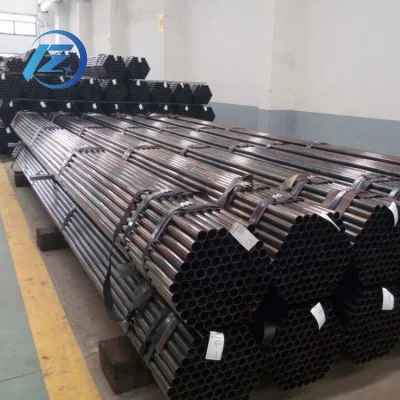  API 5CT tubería de revestimiento API 5CT MS Tabla de tubería redonda De peso ERW Q235 tubo de acero soldado ERW tubo de carcasa Transporte de petróleo