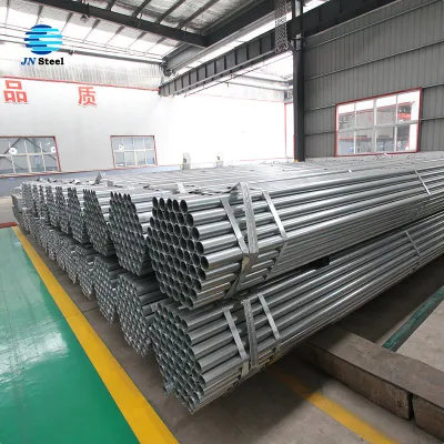 El mejor venta P235/2 Pulgadas/BS1387/REG/galvanizó/ASTM/Ronda/hilo/Ranurado/pintado/tubo de acero galvanizado Pre