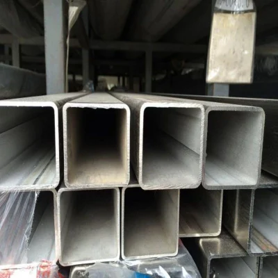  Tubo cuadrado de acero inoxidable ASTM AISI con 904L/316L/310S/304 caliente Laminado en frío pulido para uso en construcción