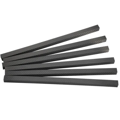  CNC Cut a medida OEM Enrollado 3K Composites Fibra de carbono Tubo cuadrado