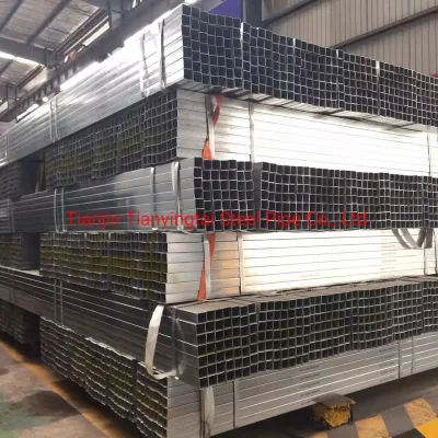 La Plaza del tubo de acero galvanizado pre tubo Gi Gi sección hueca