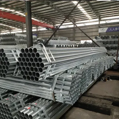 Al por mayor tubo de acero estructural galvanizado prepintado Acero galvanizado en caliente Tubo redondo