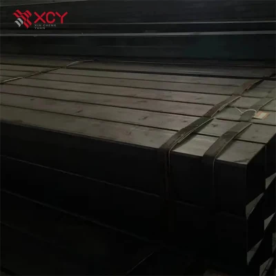 Carbón suave bajo carbono cuadrado galvanizado estructural ERW rectangular Acero Tubería 25*50 tubería de hierro de sección hueca previa