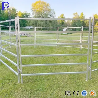  Pengxian Acero tubería alambre malla Jardín Fence China fábrica Anti Óxido Metal Fence 40 X 40 mm rieles cuadrados 4 Postes y rieles de PVC blanco caballo Granja Fence