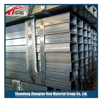  Tubo de acero para secciones estructurales con acero galvanizado DN50 Q195 Tubo cuadrado