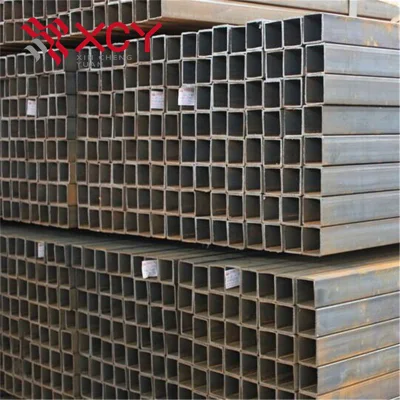 Secciones estructurales tubería cuadrada de acero al carbono galvanizado tubo de acero Tubo cuadrado galvanizado de alta calidad