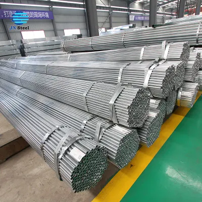 El mejor venta P235/2 Pulgadas/BS1387/REG/galvanizó/ASTM/Ronda/hilo/Ranurado/pintado/tubo de acero galvanizado Pre