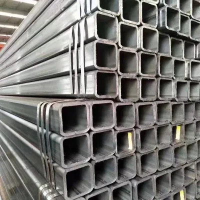 Q345b tubo cuadrado soldado estructura de acero Ingeniería Q345D rectangular sin costuras