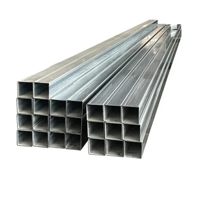  Certificado ISO de inmersión en caliente 25 X 25 pulgadas HSS galvanizado Tubo de acero