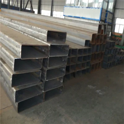 C250 Sección hueca rectangular, en caliente, inmersión, 76X38, cuadrada de acero galvanizado Tubo