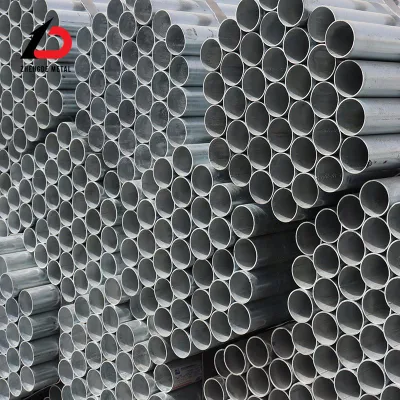  15mm diámetro 3/4-pulg. De polvo negro recubierto ASTM A120 de acero galvanizado Tubería estructural tubería de acero galvanizado