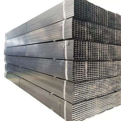  Soldadura suave de carbono ERW Sección hueca de hierro negro rectangular cuadrada Tubo cuadrado galvanizado 200X200