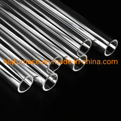  Resistencia al calor de tubo de vidrio de cuarzo transparente de gran diámetro del tubo de cuarzo de alta temperatura, China, buen precio directo de fábrica de la plaza de pequeño diámetro tubo de cuarzo