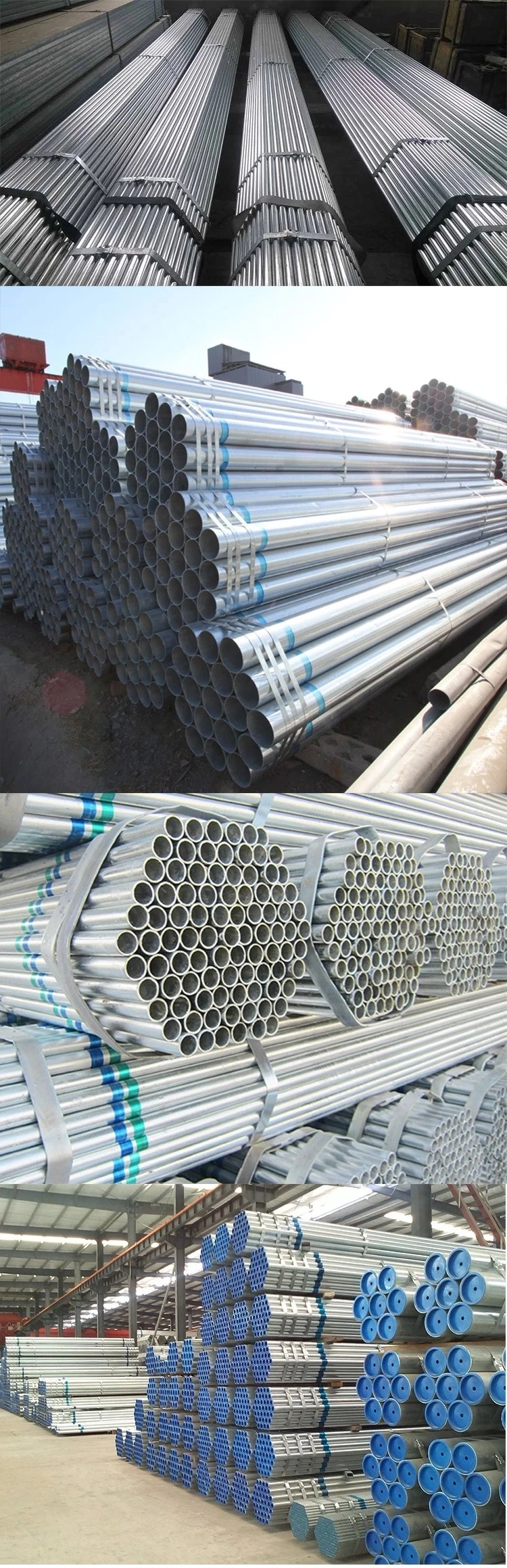 40g Zinc Coating Q235 Round Pre Galvanized Steel Pipe/ Tube