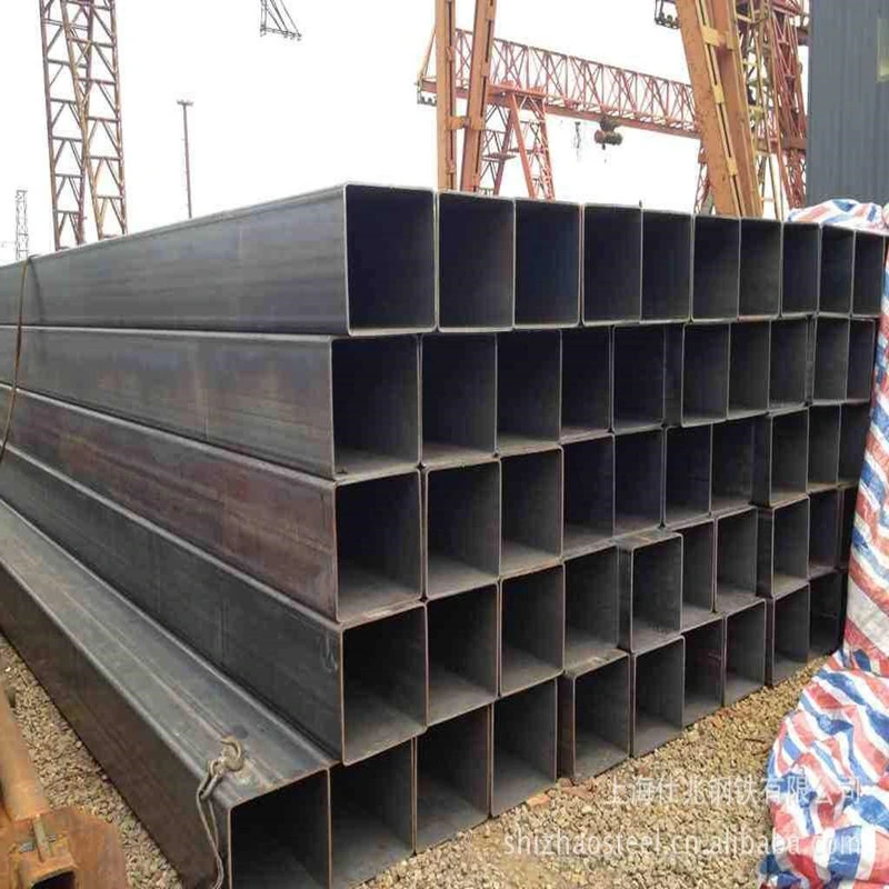 Factory Directly Supply Carbon Steel Tube/Pipe Q235/S235jr/A36 Ms Welded Black Square Pipe Mild Galvanized Squaretube ERW Square Tube Rectangular Tube