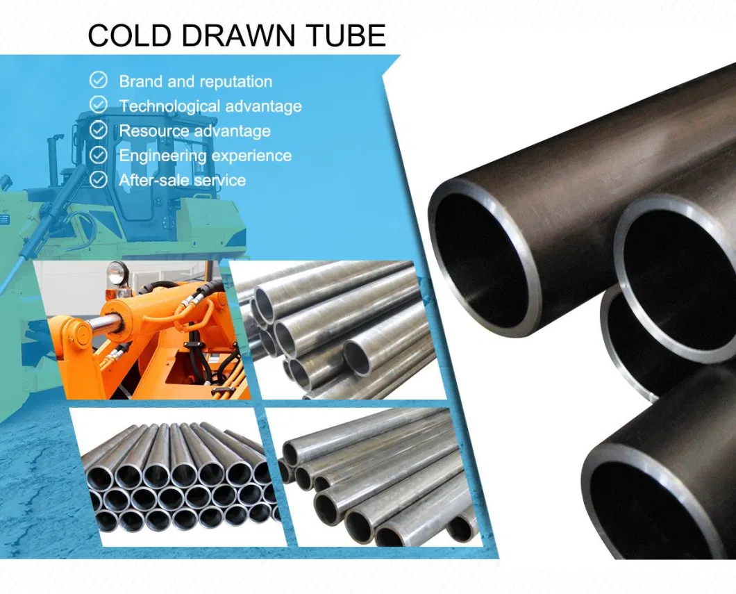 Cold Drawn Seamless Honed Steel Pipe Tube High Standard Precision Round Carbon H8 Seamless Steel Pipe