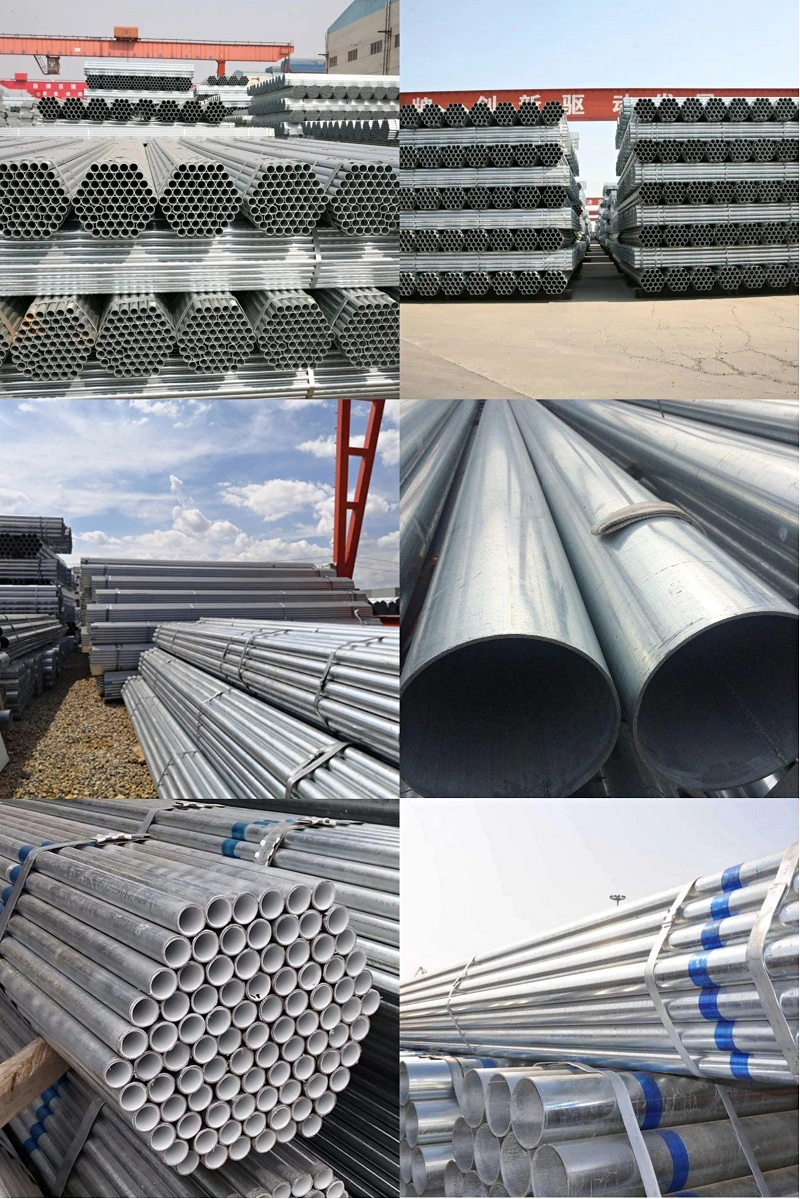 High Quality Building Material Iron Tube Hot Dipped Galvanized Square Rectangular Steel Pipe