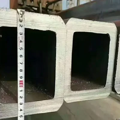 Tubo quadrato in acciaio al carbonio dolce 75X75 zincato tubo quadrato in acciaio