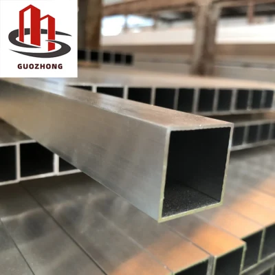 GB Standard 6063-T5 tubo quadrato in alluminio senza saldatura a parete sottile