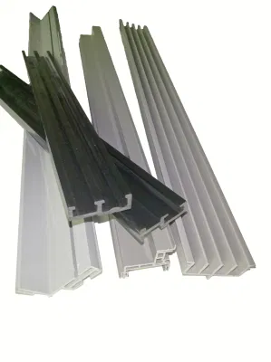 Profilo di estrusione stampaggio PVC quadrato rettangolare tubo in plastica