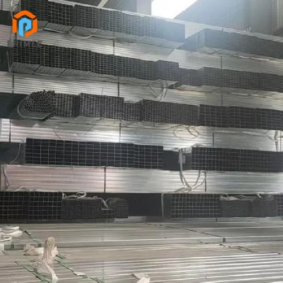 Prezzo tubo rettangolare tubo acciaio zincato per Carports