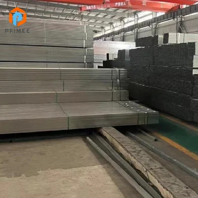 Prezzo tubo rettangolare tubo acciaio zincato per Carports