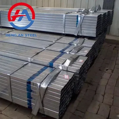 Tubo in acciaio zincato a caldo da 30 um con rivestimento in zinco RHS SHS Tubo quadrato galvanizzato 40X40